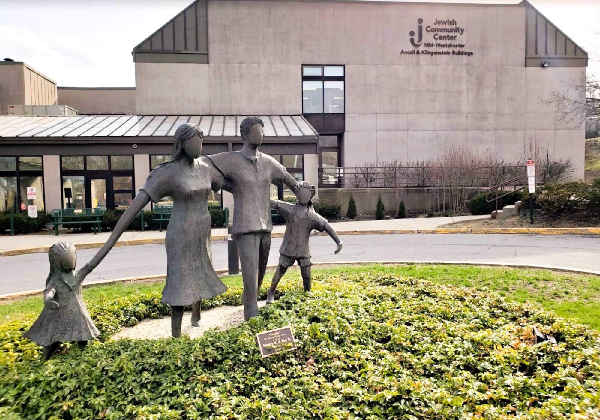 Members of all ages at JCC Mid-Westchester participating in community programs, including swimming, fitness training, and family recreation.