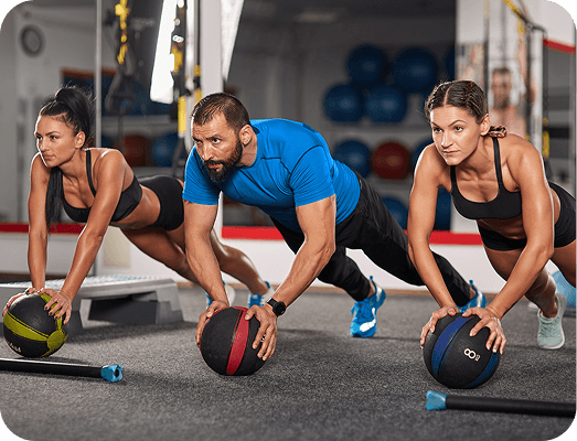 Integrated workout tracking and personal training, built in.